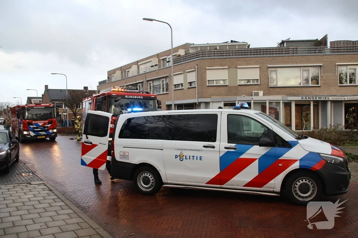 Snelle inzet bij brand in berging
