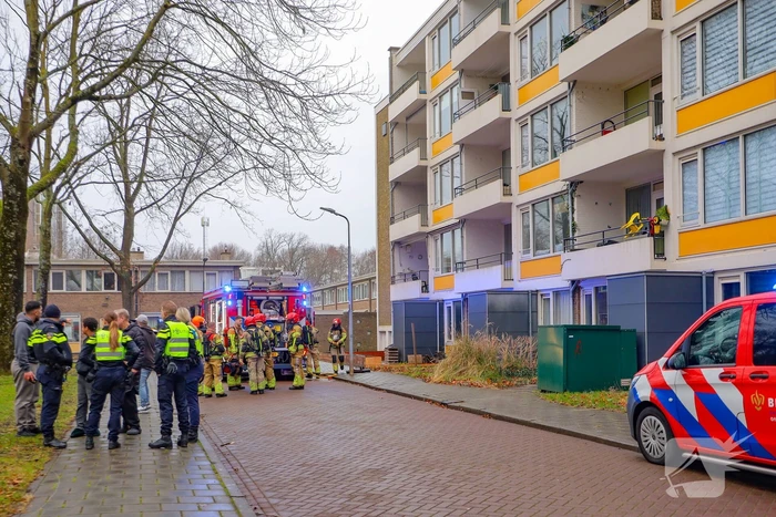 Vuurwerk veroorzaakt brand op balkon