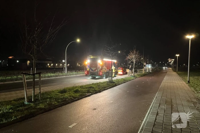 Brandweer reageert op brandmelding en brandstichting