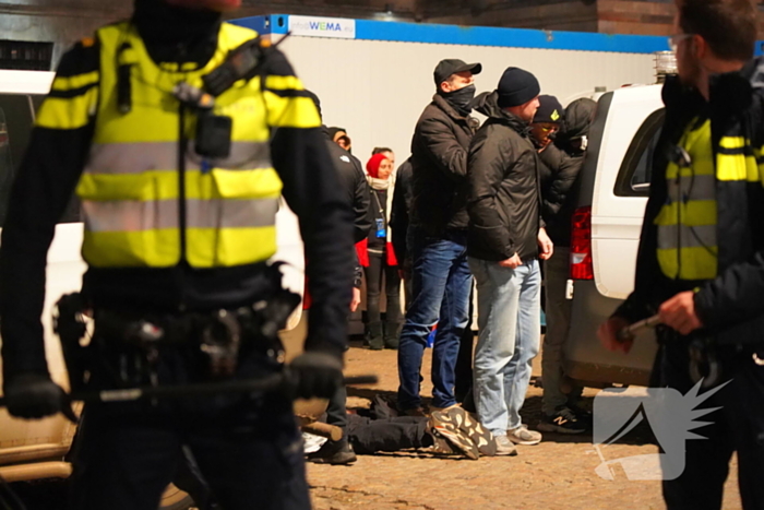 Massale politie-inzet wegens enorme drukte