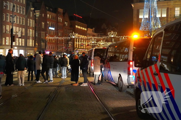 Massale politie-inzet wegens enorme drukte