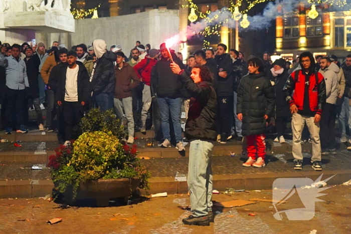 Massale politie-inzet wegens enorme drukte