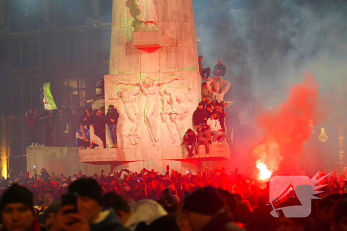 Massale politie-inzet wegens enorme drukte