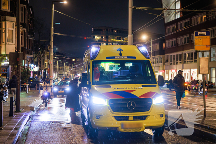 Persoon geschept bij tramhalte