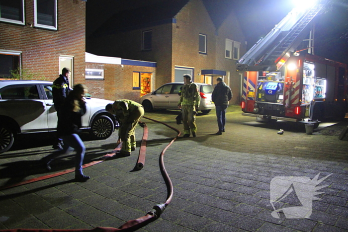 Kelder vol water door gesprongen waterleiding