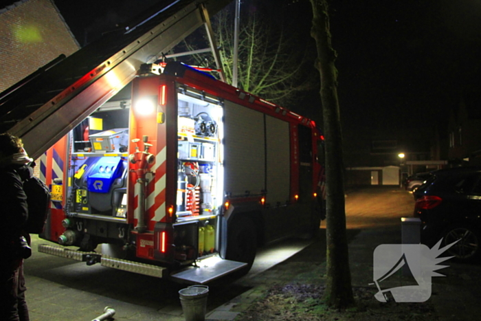 Kelder vol water door gesprongen waterleiding