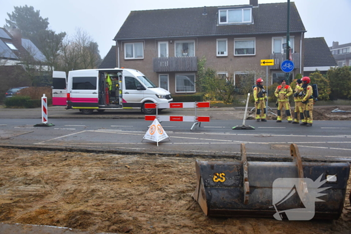 Verwijderen boomstronk veroorzaakt gaslekkage