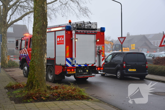 Verwijderen boomstronk veroorzaakt gaslekkage