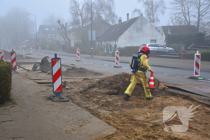 Verwijderen boomstronk veroorzaakt gaslekkage