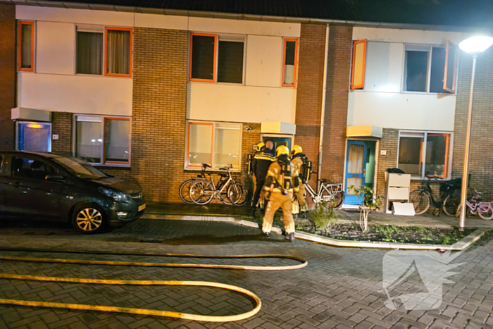 Brand in meterkast van woning