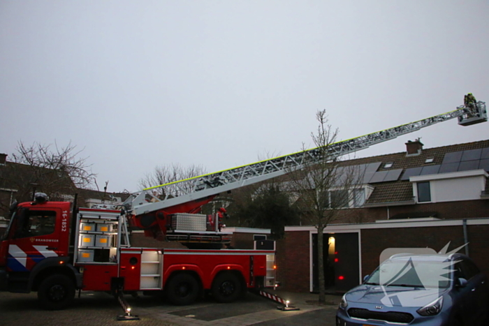 Schoorsteenbrand snel onder controle