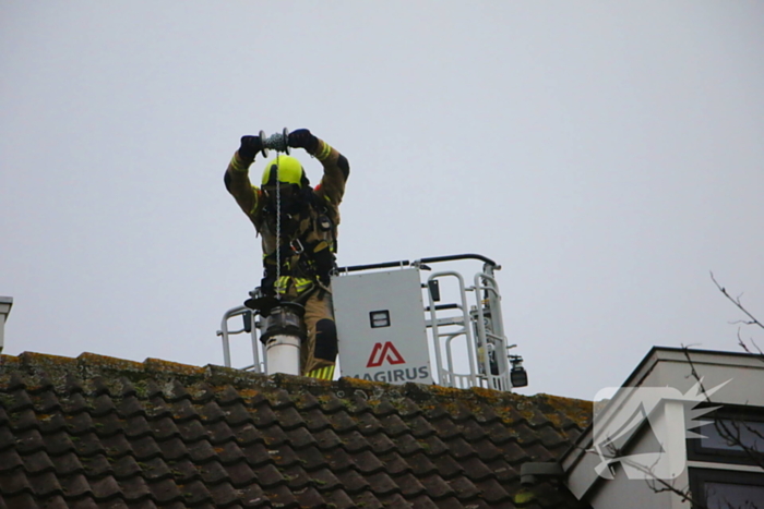 Schoorsteenbrand snel onder controle