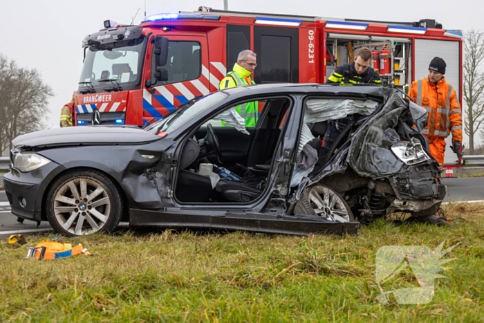 Zwaargewonde bij ernstig ongeval