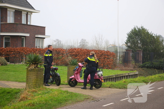 Botsing tussen fatbiker en scooterrijder