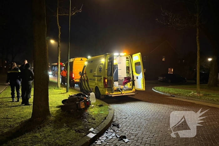 Motorrijder gewond bij botsing met auto