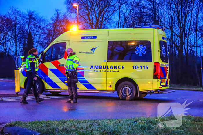 Fietser gewond bij ongeval op kruising