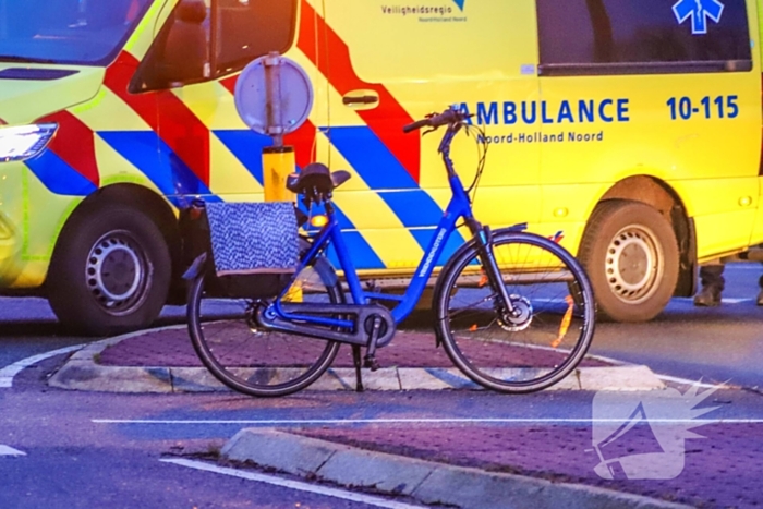 Fietser gewond bij ongeval op kruising