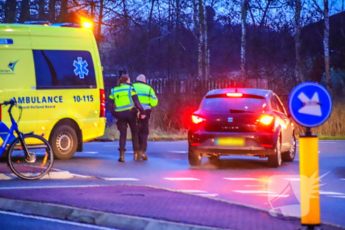 Fietser gewond bij ongeval op kruising