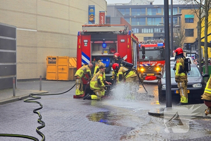Flinke brand in elektriciteitskast