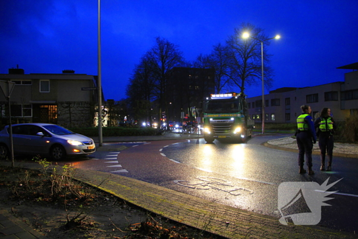 Fietser gewond bij botsing met auto