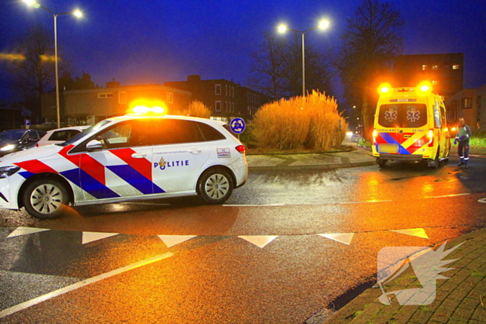 Fietser gewond bij botsing met auto