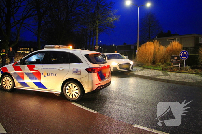 Fietser gewond bij botsing met auto