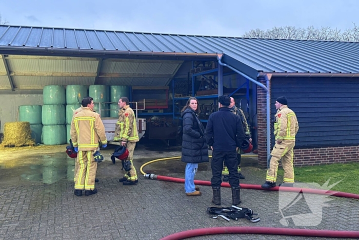 Flinke schade naar brand in schuur, paard gered