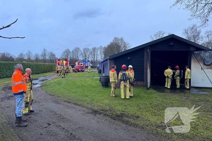Flinke schade naar brand in schuur, paard gered