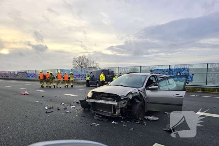 Snelweg afgesloten na ongeval