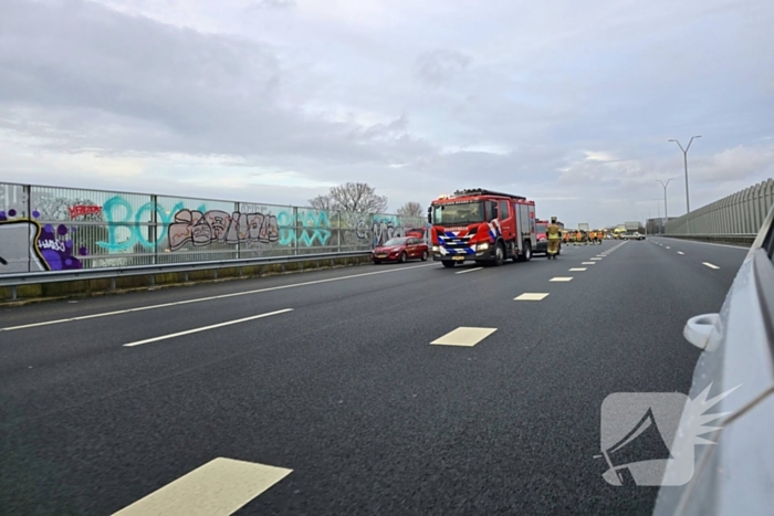 Snelweg afgesloten na ongeval