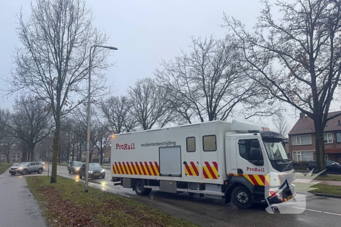 Treinverkeer stilgelegd na aanrijding