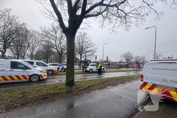 Treinverkeer stilgelegd na aanrijding