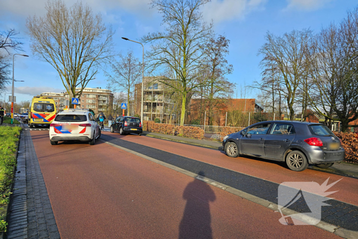Scooterrijder geschept door automobilist tijdens inhaalactie