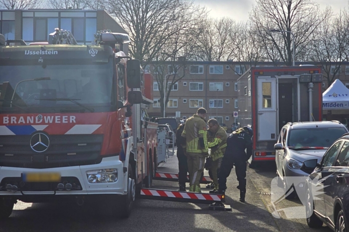 Brandweer assisteert bij forensisch onderzoek naar grote brand