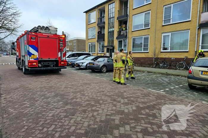 Vlooienbom verbrand in portiekwoning