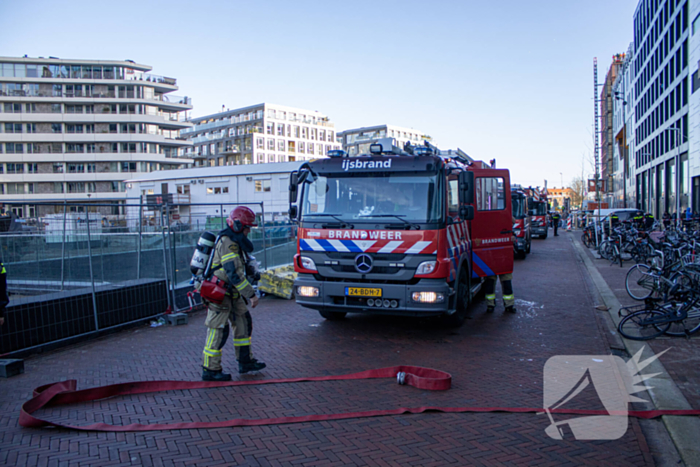 Melding brand in pand blijkt stoomvorming