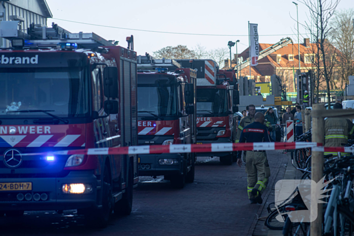 Melding brand in pand blijkt stoomvorming