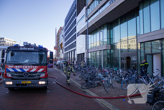 Melding brand in pand blijkt stoomvorming