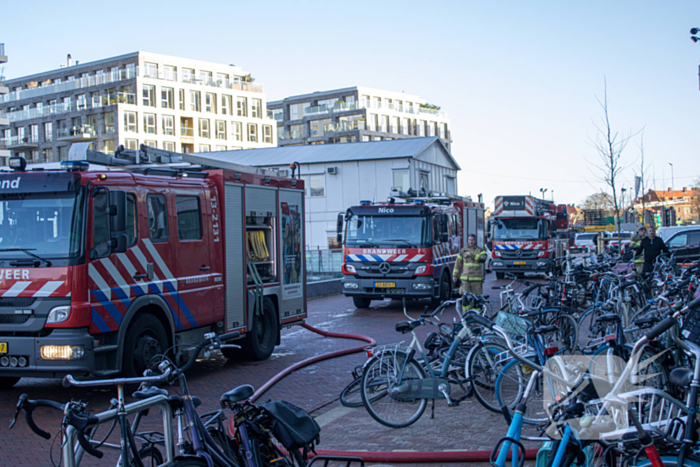 Melding brand in pand blijkt stoomvorming