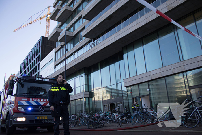 Melding brand in pand blijkt stoomvorming