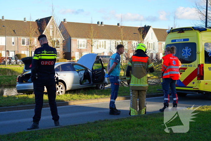 Flinke schade nadat automobilist op boom botst