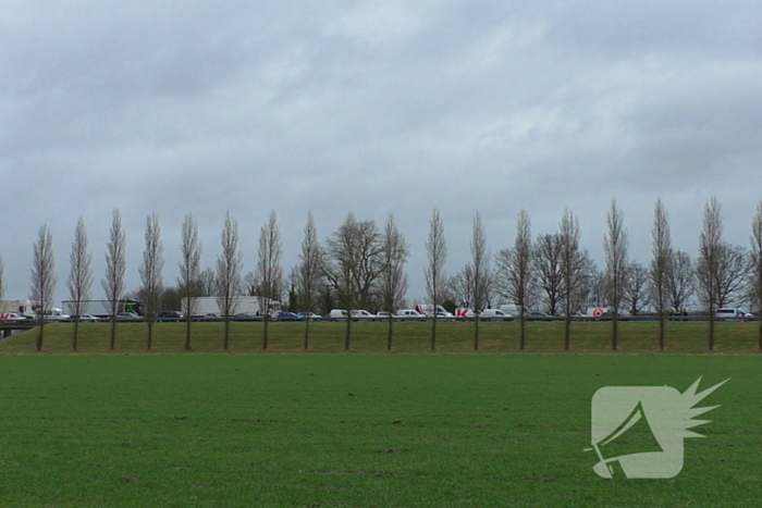 Rijksweg A58 afgesloten vanwege inzet hulpdiensten