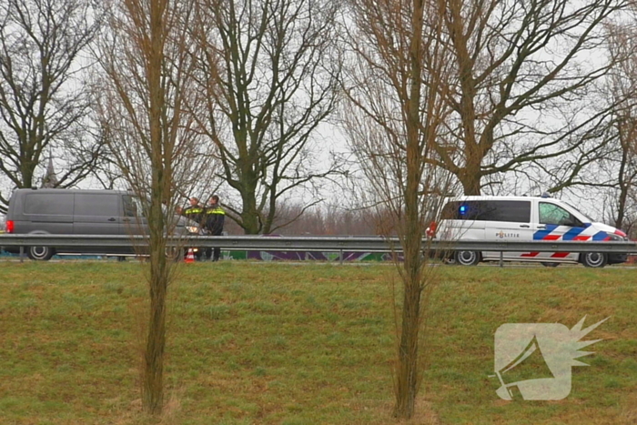 Rijksweg A58 afgesloten vanwege inzet hulpdiensten