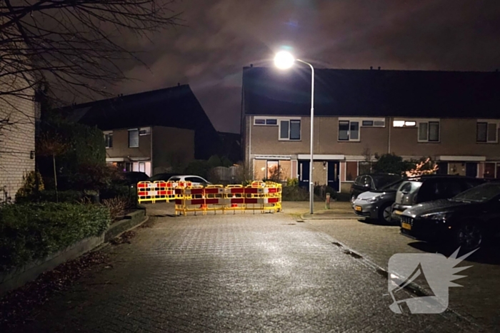 Straat afgesloten vanwege sinkhole
