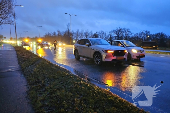 Drie voertuigen betrokken bij kop-staartbotsing