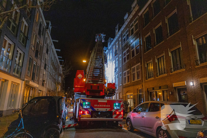 Veel rook bij brand op zolder