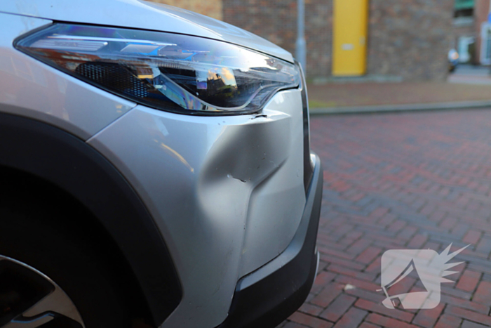 Fietser onderuit na aanrijding