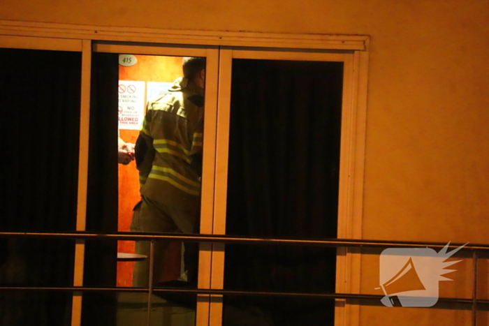 Brandlucht op vluchtelingenboot