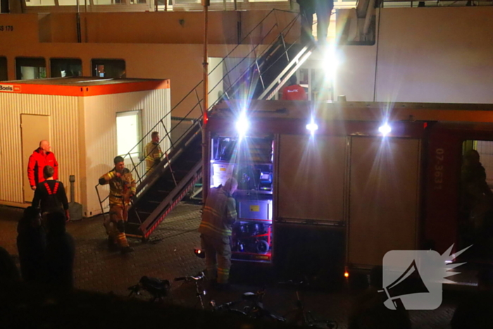 Brandlucht op vluchtelingenboot
