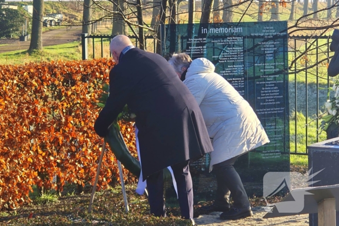 Herdenking slachtoffers watersnoodramp